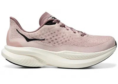 Pre-owned Hoka Mach 6 La (women's) Sneakers In Cosmic Pearl/quartzite In Gray