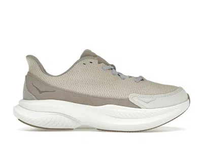 Pre-owned Hoka Mach 6 Long Sleeve Reformation Crochet (women's) Sneakers In Flint Grey/rainy Day In Gray