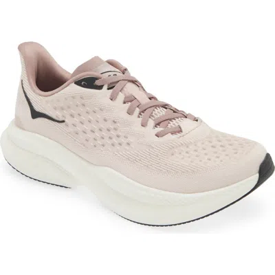Hoka Mach 6 Running Shoe In Cosmic Pearl/quartzite