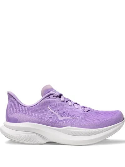 Hoka Mach 6 1147810-arfl Womens Aster Flower Running Shoes Tf8324 In Purple