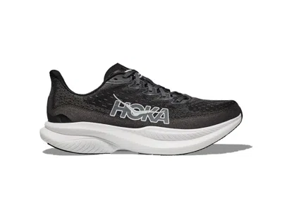 Pre-owned Hoka Mach 6 (women's) Sneakers In Black/white