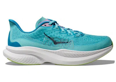 Pre-owned Hoka Mach 6 (women's) Sneakers In Cloudless/waterpark