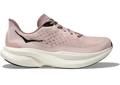 Pre-owned Hoka Mach 6 (women's) Sneakers In Cosmic Pearl/quartzite
