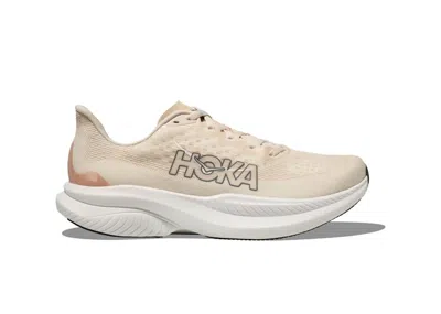 Pre-owned Hoka Mach 6 (women's) Sneakers In Eggnog/vanilla