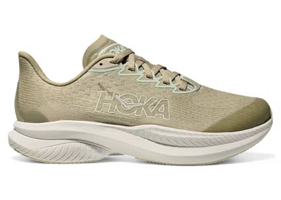 Pre-owned Hoka Mach 6 (women's) Sneakers In Oyster Mushroom/truffle Salt In Brown