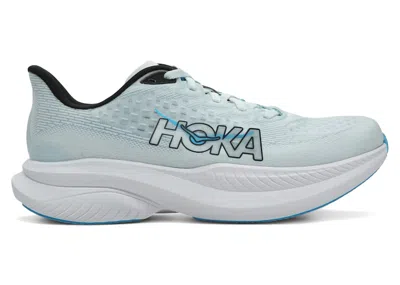 Pre-owned Hoka Mach 6 (women's) Sneakers In Tundra Blue/raindrop