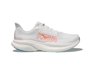 Pre-owned Hoka Mach 6 (women's) Sneakers In White/nimbus Cloud
