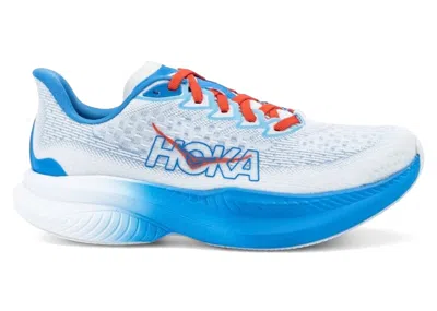 Pre-owned Hoka Mach 6 (women's) Sneakers In White/virtual Blue