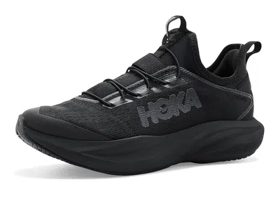 Hoka Mach 7 (little Kid) Kids Shoes Black/black: 12.5 Little Kid M