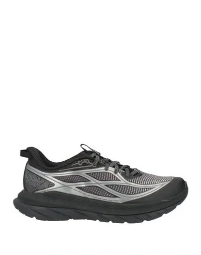 Hoka Mach Remastered Aura Man Sneakers Black Size 9.5 Textile Fibers In Gray