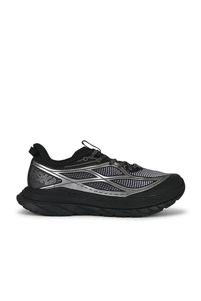 Hoka Sporty Sneakers With Tpu Reinforcement And Reflective Laces In Black