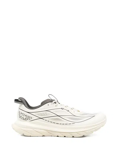 Hoka Mach Remastered Logo-detail Sneakers In Neutral
