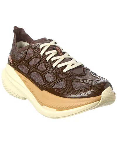 Hoka Mach X Caged Sneaker In Brown