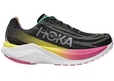 Pre-owned Hoka Mach X (women's) Sneakers In Black/silver