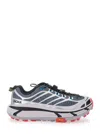 Hoka Mesh Trail Shoes With Quick-lace System In Gray