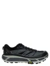 Hoka 'mafate Speed 2' Black Low Top Sneakers With Logo Print On The Side In Multi