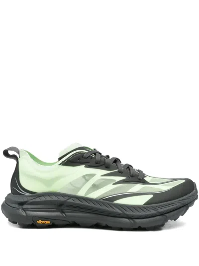 Hoka Mafate Speed 4 Lite Lace-up Vibram Sole Sneakers In Green