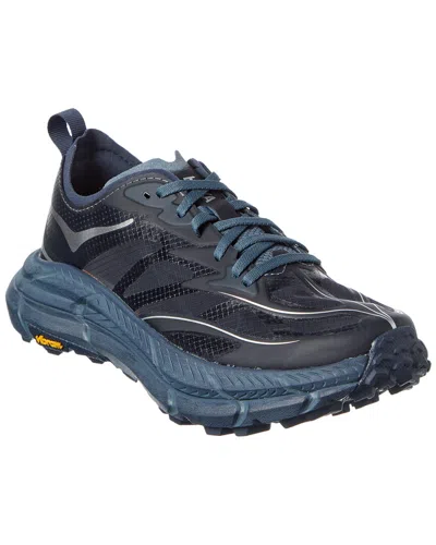 Hoka Mafate Speed 4 Lite Leather & Mesh Sneaker In Blue