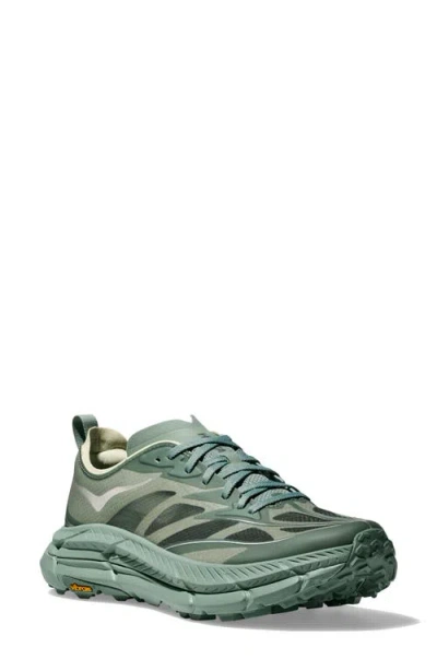 Hoka One One Mafate Speed 4 Lite Low-top Green Nylon Sneakers