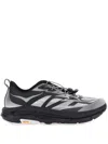 Hoka Mafate Speed 4 Lite Black Low Top Sneakers With Mesh Panels In Tech Fabric Unisex In Black