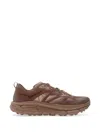 Hoka U Mafate Speed 4 Lite Rubber-trimmed Mesh Sneakers In Brown