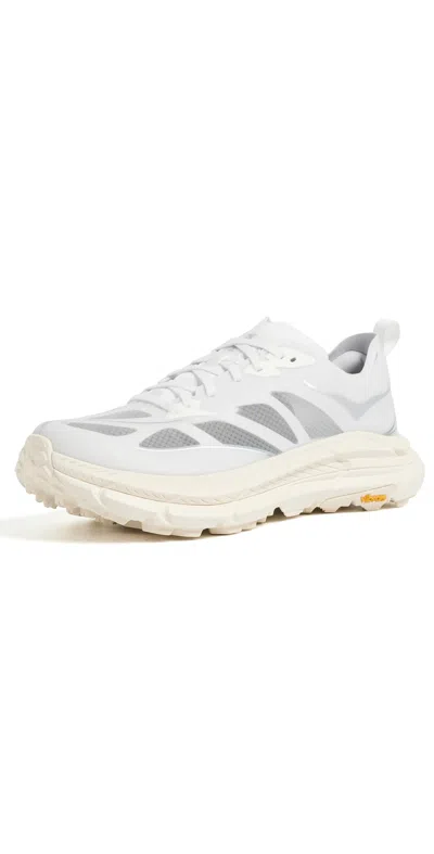 Hoka Light And Natural Unisex Low-profile Sneakers In White