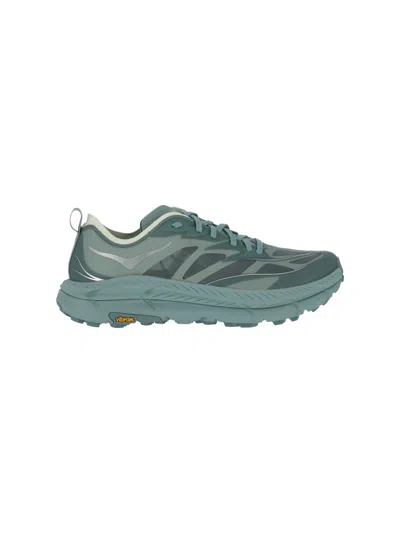 Hoka Mafate Speed 4 Lite Lace-up Sneakers In Green