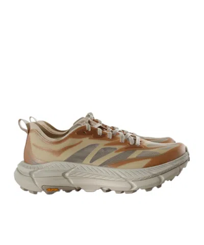 Hoka Mafate Speed 4 Lite Panelled Low-top Sneakers In Neutral