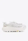 Hoka Sole Sneakers With Breathable Mesh Panels In White
