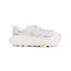 Hoka Sole Sneakers With Breathable Mesh Panels In White