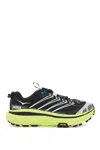 Hoka Black And Yellow Mafate Three2 Sneakers In Black /  Citrus (black)
