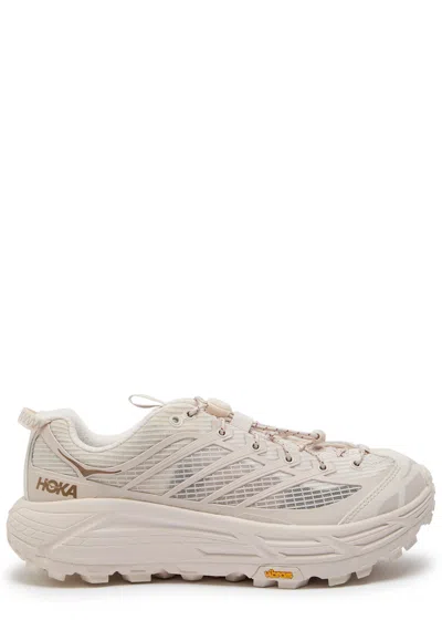 Hoka Mafate Three2 Grid Mesh Sneakers In Pink