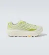 Hoka Mafate Three2 Rubber-trimmed Mesh Running Sneakers In White