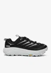 Hoka Black/cosmic Grey Mafate Three2 Sneakers In Black