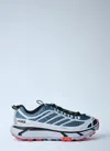 Hoka Mesh Trail Shoes With Quick-lace System In Gray