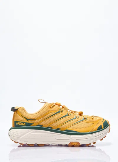 Hoka Mafate Three2 Sneakers In Yellow