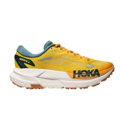 Pre-owned Hoka Mafate X 'zest Mountain Fog' | Yellow | Men's Size 9.5