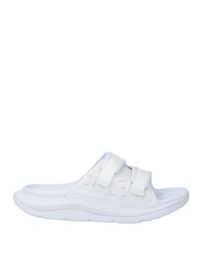 Hoka Man Sandals Lilac Size 8 Textile Fibers, Rubber