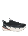 Hoka Man Sneakers Black Size 4 Leather, Textile Fibers