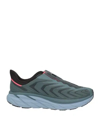 Hoka One One Man Sneakers Lead Size 8.5 Textile Fibers In Grey