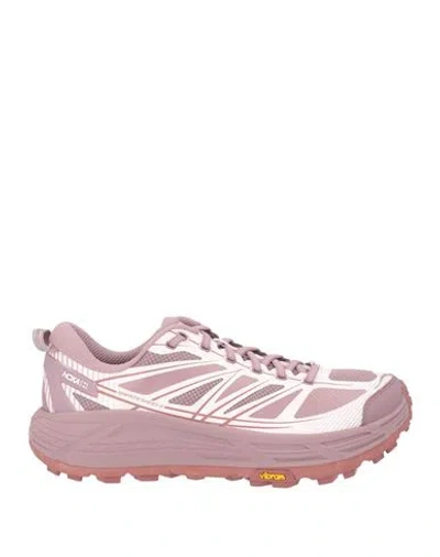 Hoka Man Sneakers Mauve Size 9 Textile Fibers In Pink