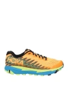 Hoka Man Sneakers Orange Size 8.5 Textile Fibers