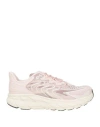 Hoka Man Sneakers Pink Size 9 Leather, Textile Fibers
