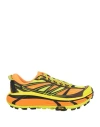 Hoka Man Sneakers Yellow Size 9 Textile Fibers In Multi