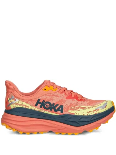 Hoka Maximalist-cushioned Sneakers In Orange