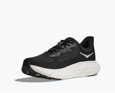 Hoka Men's Arahi 7 Running Shoes In Black/white