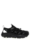 Hoka One One Black Hopara Technical Sandals In Black