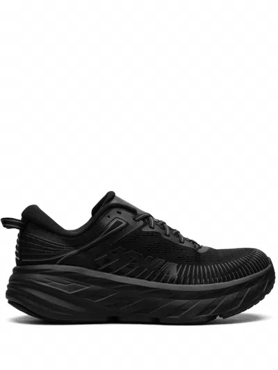 Hoka One One Bondi 7 Road Low-top Sneakers In Black
