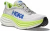 Hoka Men's Bondi 8 Shoes In Sttc Stardust/lettuce In Gray