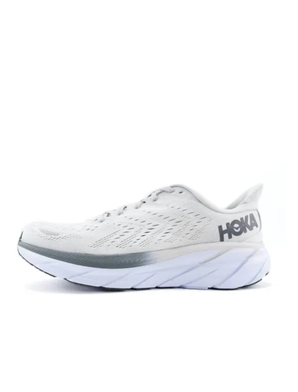 Hoka Men's Clifton 8 Running Shoes In Lunar Rock,nimbus